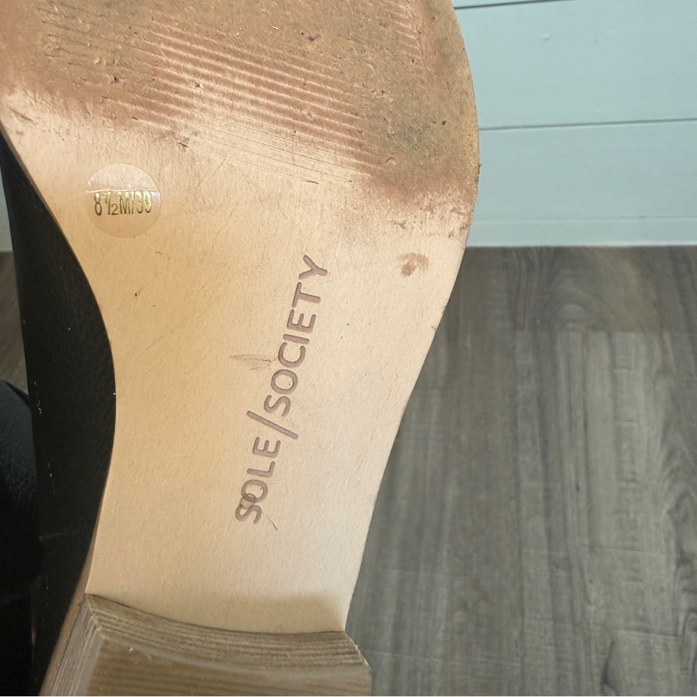 Sole Society black boots women's‎ size 8.5 - Picture 5 of 5